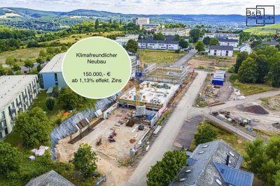 B&B Immobilien:Moderne 2-Zimmer-Wohnung mit Terrasse-Attraktive KfW-Förderung ab 1,13% Effektivzins