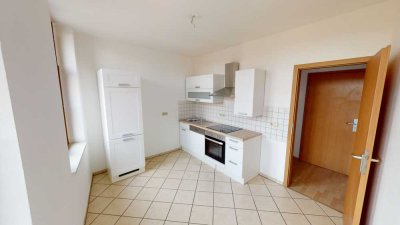 Zweiraumwohnung mit Einbauküche