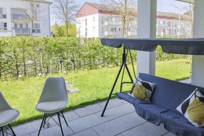 Familienfreundliche 4-Zimmer-Gartenwohnung mit edler Ausstattung und großem Privatgarten