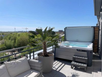 Exklusive Penthouse-Wohnung mit Panorama-Ausblick über Mannheim