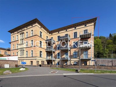 Architekturdenkmal trifft modernes Loftgefühl – Wohnen im „Gropius-Bau" mit Rheinblick