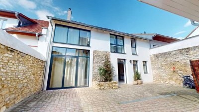 Einzigartiges Loft mit Nebenhaus und schönem Garten zum Kauf in Nieder-Ingelheim
