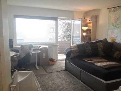 Südseitenbalkon, zentral, sehr ruhiges 1 Zimmer Ap.