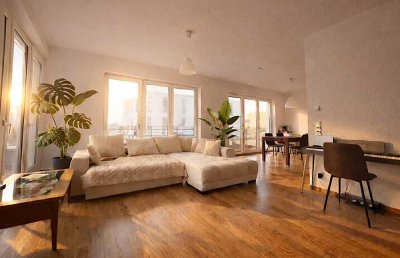 Ein Traum über den Dächern Frankfurts!  4 Zimmer Penthouse mit 2 großen Terrassen.
