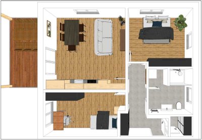 Neubauwohnung mit Gartenanteil in ruhiger Wohnlage