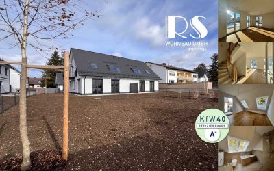 RESERVIERT ! - NEUBAU-Doppelhaushälfte (EH40 / A+) mit gr. Souterrainbereich und sonnigem Garten