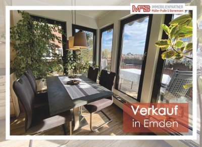 ✨  Wohnen über den Dächern Emdens - Stilvolle Maisonette Wohnung im Delfthaus mit Wasserblick