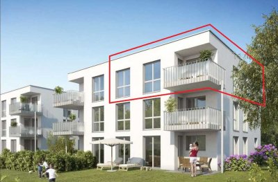 Stilvolle 4-Zimmer-DG Wohnung, Fußbodenheizung, Bad, Gäste-WC, SW-Balkon, 2 TG-Stellplätze, Wallbox