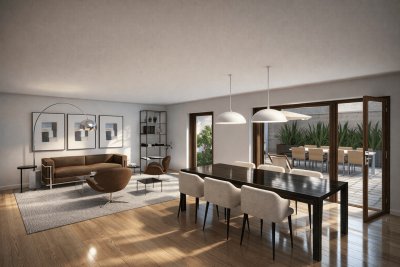 Garten - Wohnung mit 2 Terrassen in Graz St. Peter