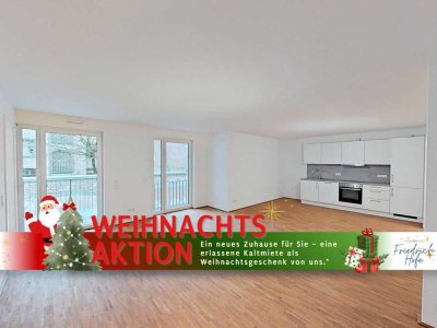 Lichtdurchflutete 3-Zimmer-Neubauwohnung mit großem BALKON und EBK im Neubauquartier "Großherzog ...