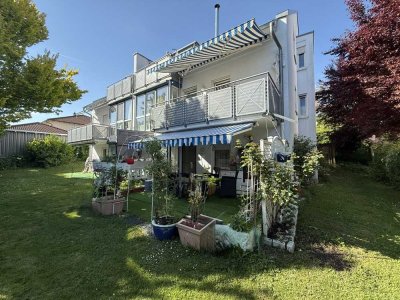 ERDGESCHOSSWOHNUNG 
MIT ZWEI STELLPLÄTZEN 
UND GARTEN IN WESTHEIM