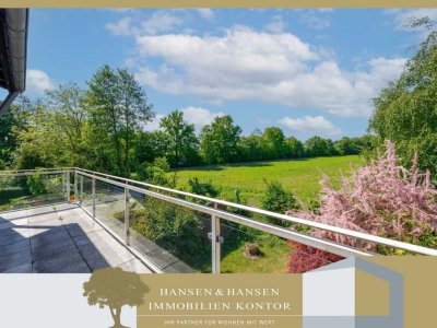 Weitblick inklusive – Reihenhaus in Feldrandlage in Ammersbek