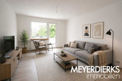 Damm: renovierte 2 Zimmer Wohnung mit Balkon, der Besichtigungstermin hat bereits stattgefunden