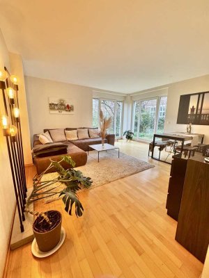 Exklusive wunderschöne 3-Zimmer 80m² Wohnung mit traumhaftem Süd-West Garten (opt. TG mit Wallbox)
