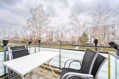 Helle 3-Zimmer-Wohnung mit Balkon im 2. OG in München-Am Hart an der Panzer-Wiese