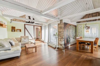 Luxuriös ausgestattetes Fachwerkhaus mit Gartenoase und Spa-Bereich in Königslutter