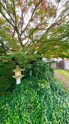 Energieeffizienz Haus 100 - energiesparsame Doppelhaushälfte mit japanischem Garten