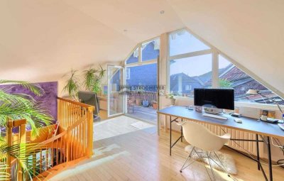 Exklusives Wohnerlebnis: Großzügige Maisonettewohnung mit Einfamilienhauscharakter im Ba