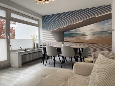 Exklusive, neuwertige 3-Zimmer-Maisonette 
Wohnung mit Balkon, Einbauküche , Garage in Bocholt