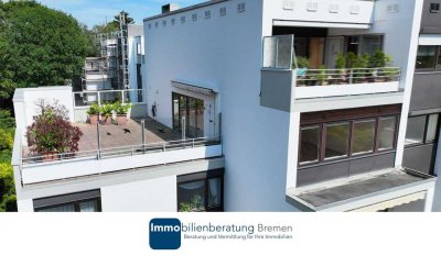 Eigentumswohnung mit großer Dachterrasse und Tiefgaragenstellplatz in zentraler Lage