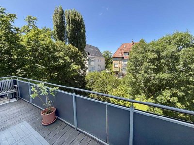 Tolle Dachgeschoss-Maisonette-Wohnung in Aussichtslage