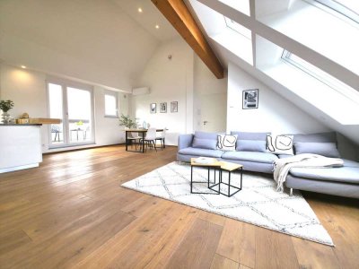 Hochwertige 4-Zi.-Maisonette Wohnung mit Loggia, Küche, Galerie & Top-Ausstattung – 107 m²