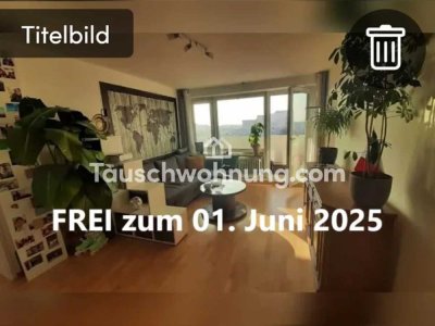 Tauschwohnung: Helle 2,5ZiWhg, gr. Balkon, Muc-Alpenblick für 2,5Zi U-bahn