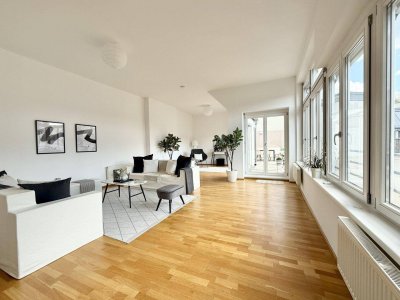 City-Life pur: 4-Zimmer-Wohnung mit 3 Terrassen in Toplage 1070