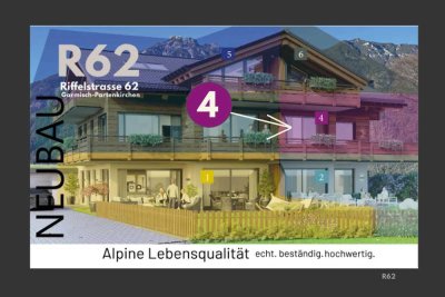 Alpine Eleganz - Balkon mit Outdoor-Living-Flair und Weitblick