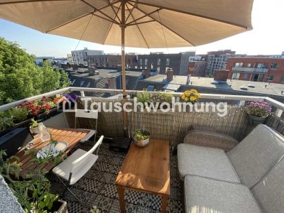 Tauschwohnung: Helle 75 qm Dachgeschosswohnung direkt an der Neuen Mitte