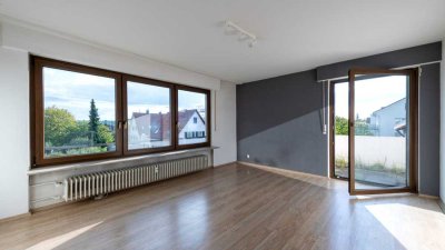Lichtdurchflutete 2-Zimmer-Wohnung mit Balkon und Weitblick