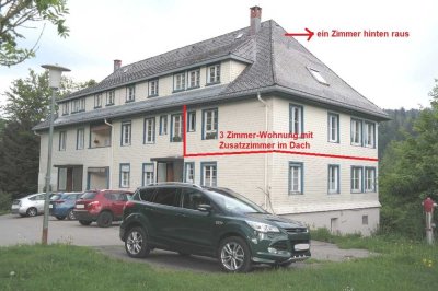3 - Zi  1.OG mit Zusatzzimmer im Dach (optional) , im schönen Todtmoos/Schwarzwald