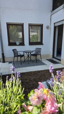 Möblierte 2 Zimmer Wohnung TGL-Bad, Terrasse und Garten in 55218 Ingelheim "Im Herstel"