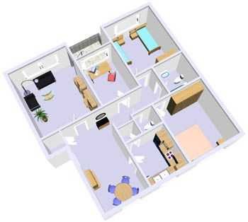 Komplett renovierte 4-Zimmer-Erdgeschoss Wohnung mit Vollbad, Gäste-WC und Loggia