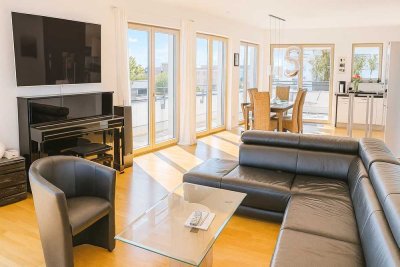 Modernes Penthouse am Gleisdreieck-Park nahe Potsdamer Platz mit 270° Terrasse