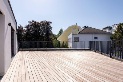 Barrierefreies Dachgeschoß mit Traum-Terrasse auf einer Ebene - ERSTBEZUG!