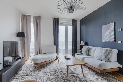 Schöne 2 Zi Wohnung im modernen The One Tower mit Pool und Fitnessstudio (VIE403)