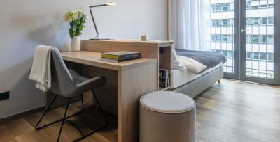 Vollmöblierte Studio in Frankfurt Niederrad