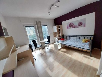 Studentenappartement Nähe Uni (Frauenland), 1 Zi, 21qm, möbliert