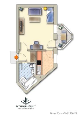 Appartement in Straubing Nähe Klinikum