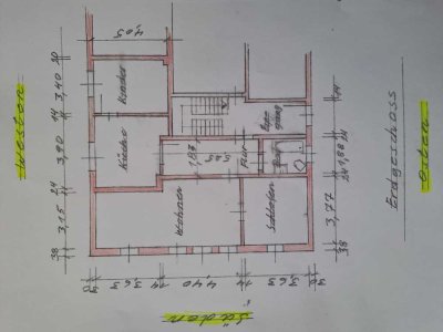 Schöne 3-Zimmer-EG-Wohnung mit Balkon in Minden