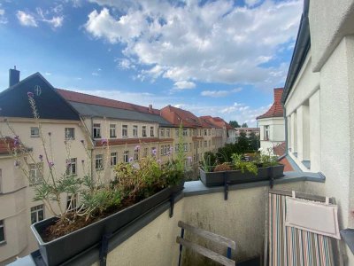 * TOP gepflegte DG-Wohnung * Maisonette * 3 Zimmer * Balkon * vermietet *