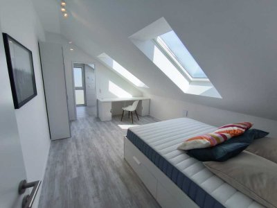 Ideal für 2er Wohngemeinschaft:  NEUBAU 3 Zi-Whg, voll & luxuriös möbliert, Neufahrn (S1) / Garching