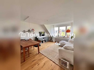 Tauschwohnung: 100QM Maisonette Wohnung mit großer Dachterrasse