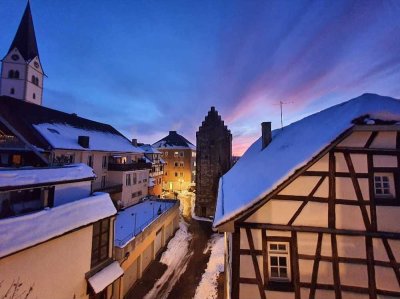 Möblierte 2-Raum-Wohnung mit Balkon und Einbauküche in Markdorf