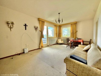FERNBLICK RUHELAGE ERHOLUNG! Sanierungsbedürftige Eigentumswohnung mit Loggia, Balkon &amp; optionalem Stellplatz in Semmering-Kurort!