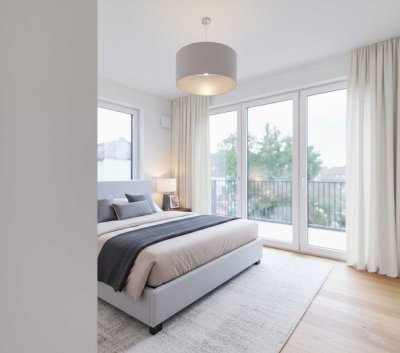 NEUBAU: 4-Zimmer-Wohnung mit 2 sonnigen Balkonen in der Belétage