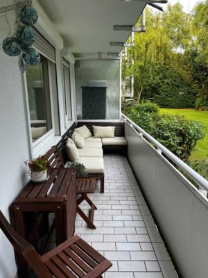 Einzimmerwohnung mit großem Balkon in Ginnheim