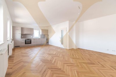 Generalsaniert 2-Zimmer-Altbauwohnung mit voll ausgestatteter Küche und Domblick im Herzen von Linz zu vermieten!