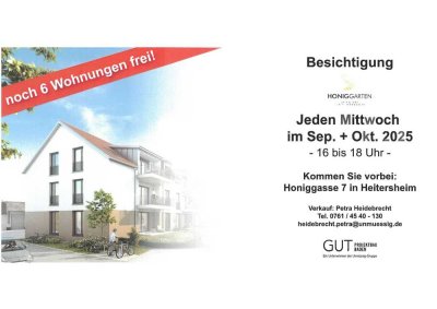 NEUBAU Heitersheim helle traumhafte 3-Zimmer-DG-Wohnung inkl. Einbauküche und Westbalkon